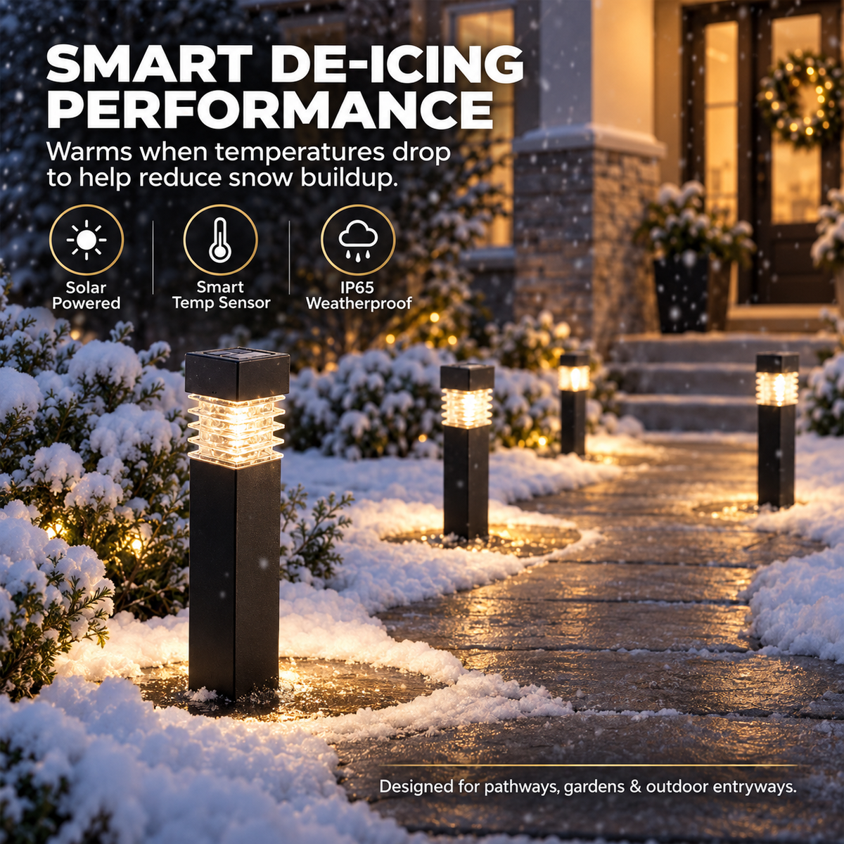 ☀️ Solar Pathway Lights – Wireless Outdoor Lighting for Walkways, Gardens & Yards