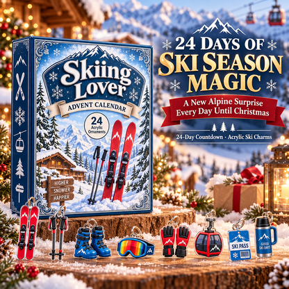 🎄⛷️ Skiing Lover Advent Calendar 2026 ❄️ 24 Days of Ski Season Surprises 🎁✨