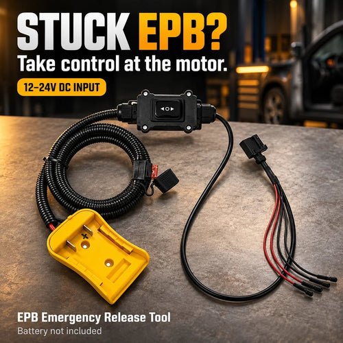 🔧 12–24V EPB Emergency Release Tool | Forward & Reverse Control