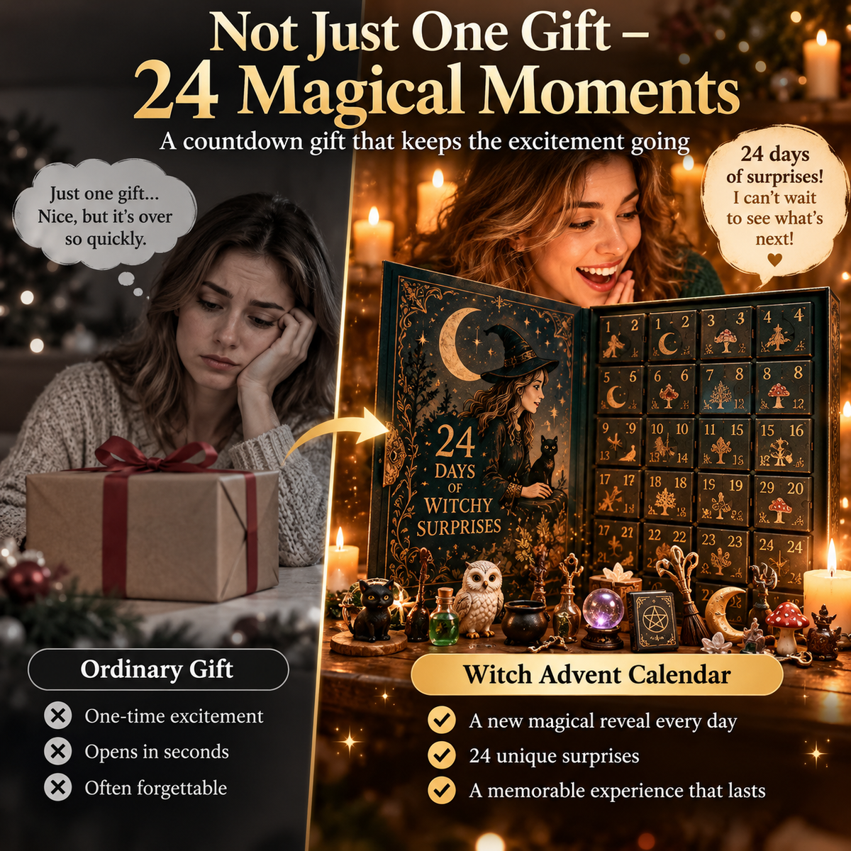 🌙🔮 Woodland Witch Advent Calendar 2026 – 24 Days of Magical Surprises 🎁