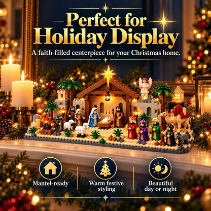 🌟 Nativity Advent Calendar – 24-Day Buildable Christmas Nativity Set 🎄🎁