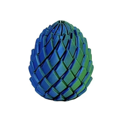 🐉 3D Printed Dragon Egg – Articulated Dragon Inside, Colorful Fantasy Collectible & Surprise Gift