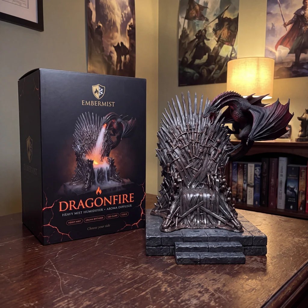 🐲Dracarys  – Light-Up Dragon Mist Humidifier
