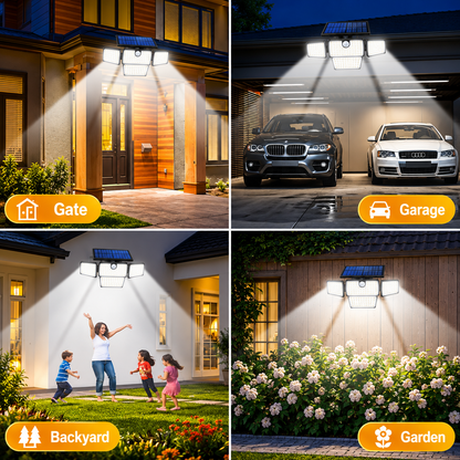 Solar Motion Security Lights | Brighten Driveways, Garages & Paths