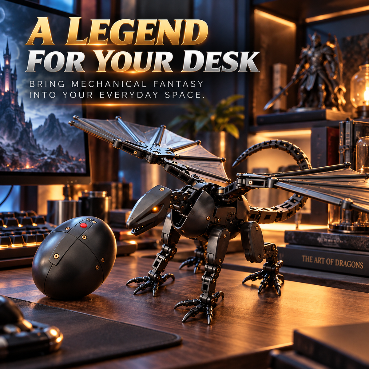 🐉 Mechanical Dragon Egg🎁2-in-1 Transforming Dragon Egg