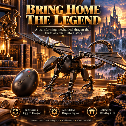 🐉 Mechanical Dragon Egg🎁2-in-1 Transforming Dragon Egg