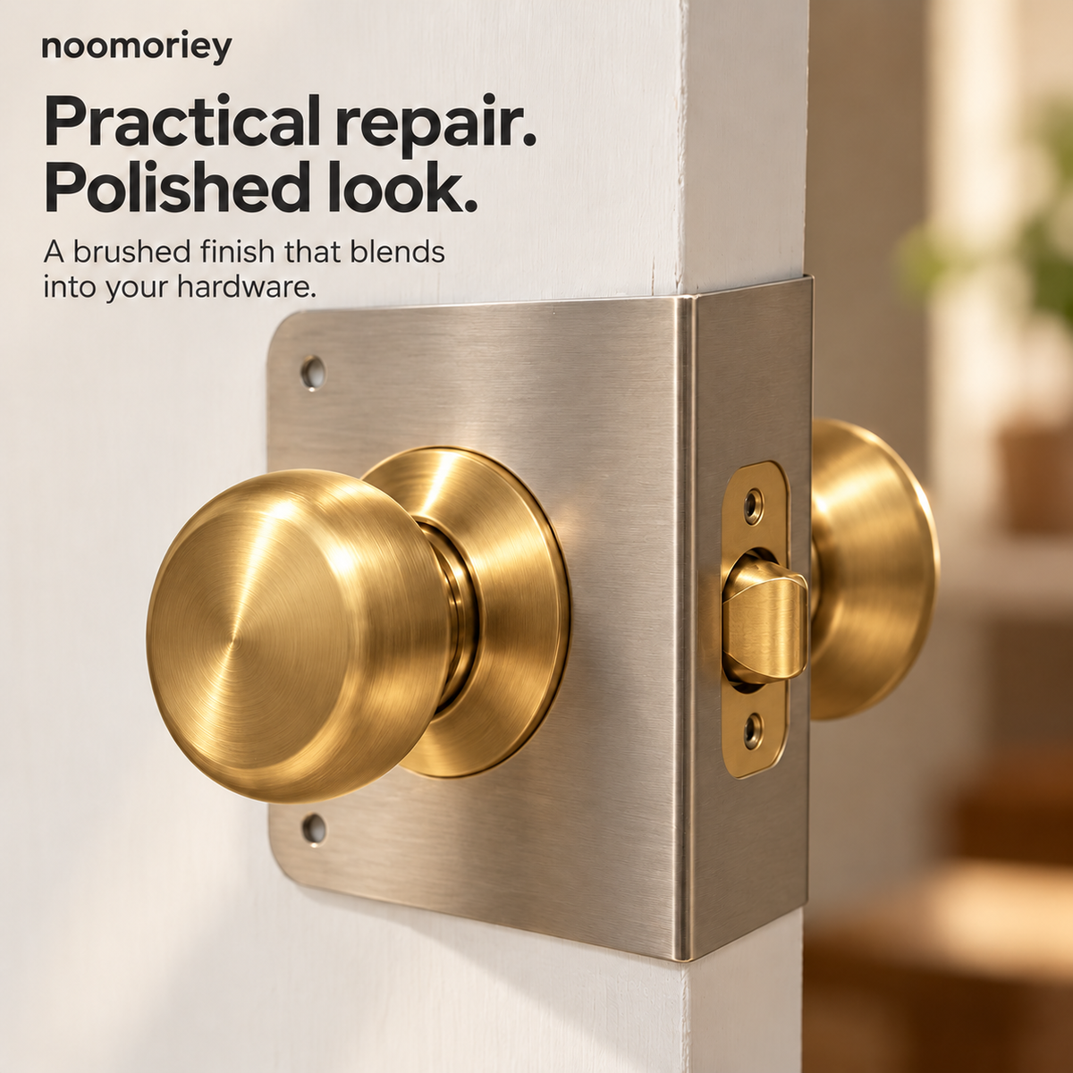 Door Lock Repair Plate – Cover Damaged Lock Areas & Refresh Your Door’s Finish ✨