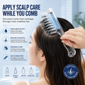 Scalp Care Serum Applicator Crystal Comb – Apply & Massage in One Step