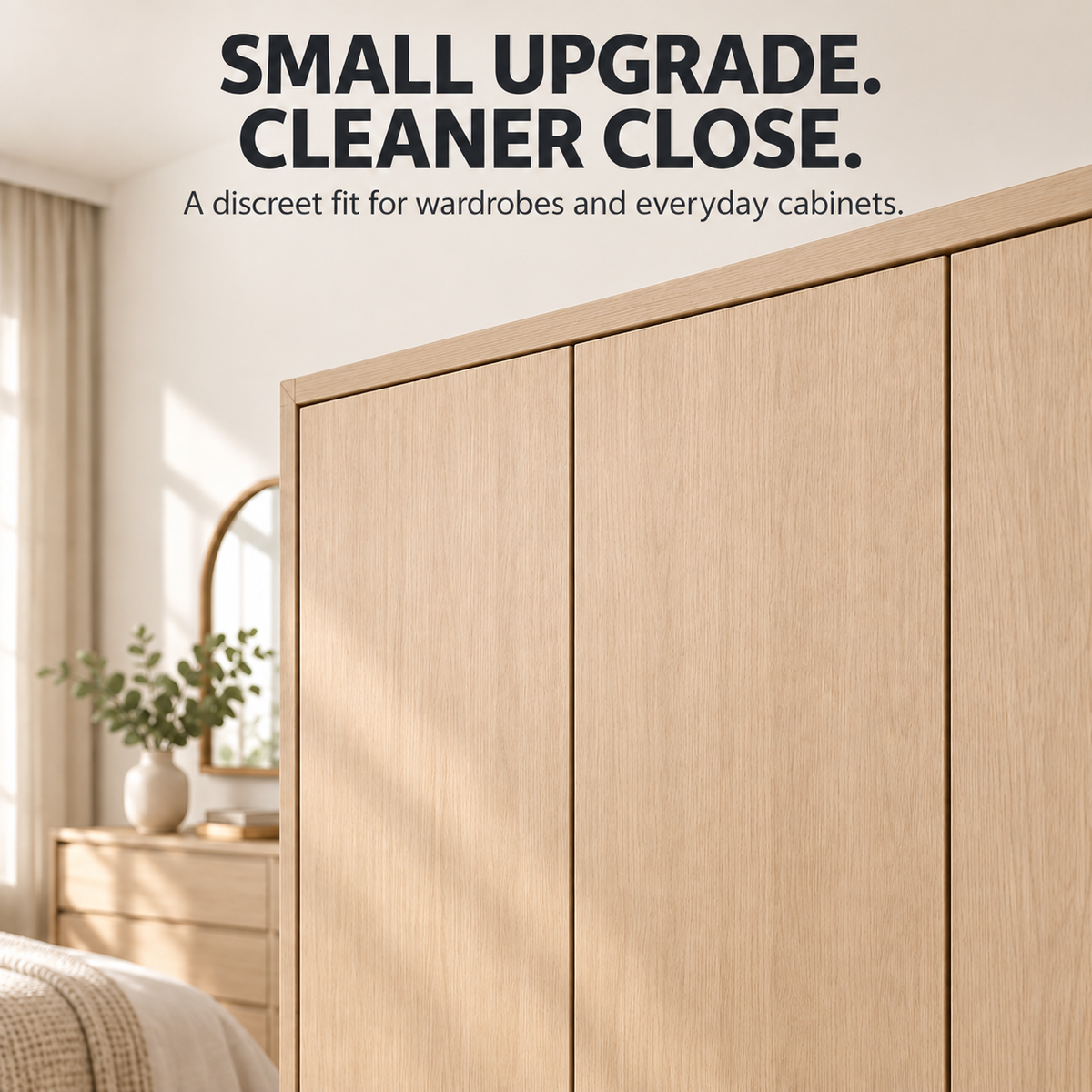 Ultra-Thin Magnetic Cabinet Door Catch – 3.5mm Hidden Steel Closure for Cabinets & Wardrobes