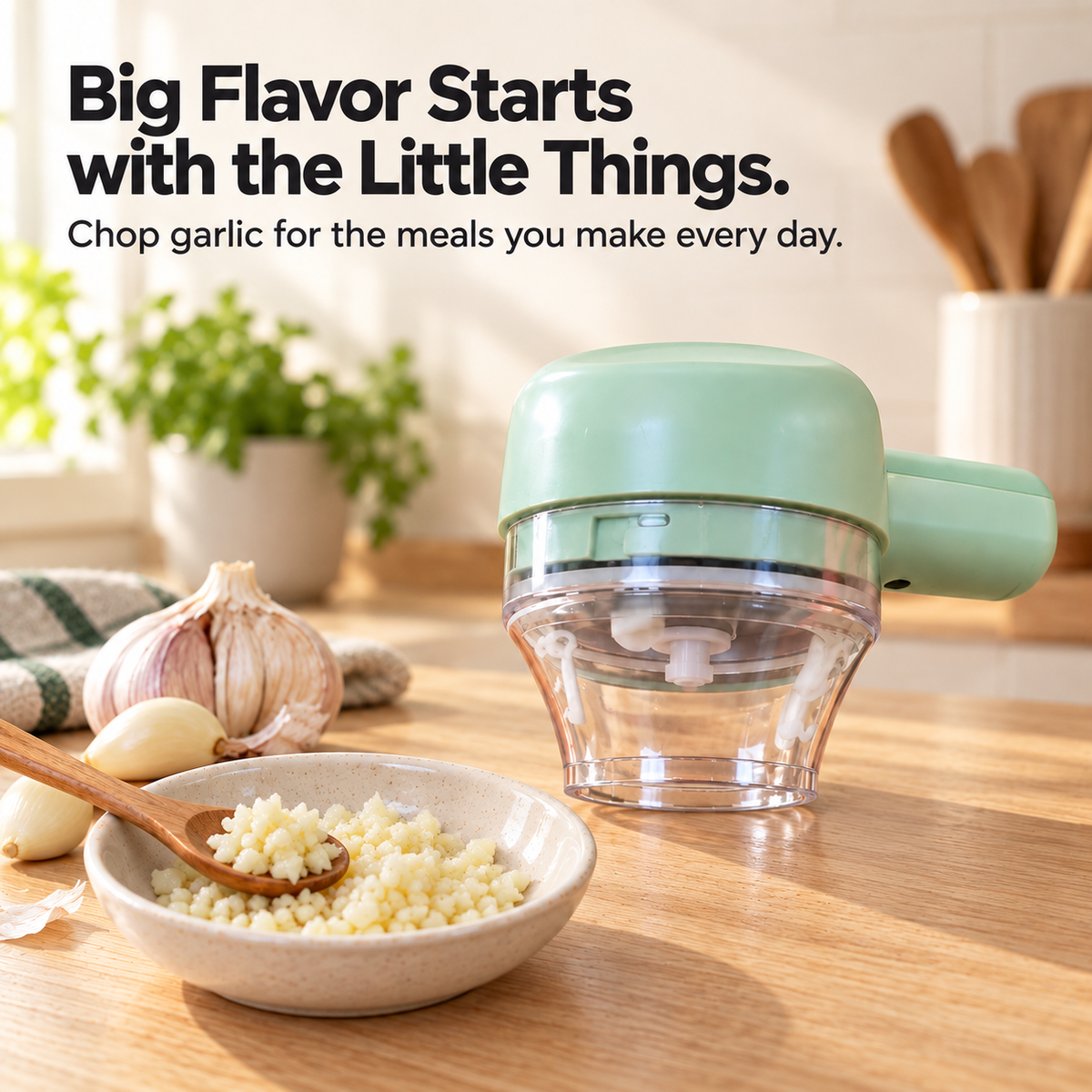 Cordless Electric Vegetable Cutter – Slice & Chop with Ease