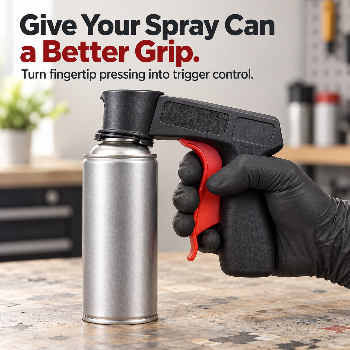 Spray Can Trigger Handle – Comfortable Grip for DIY & Auto Touch-Ups