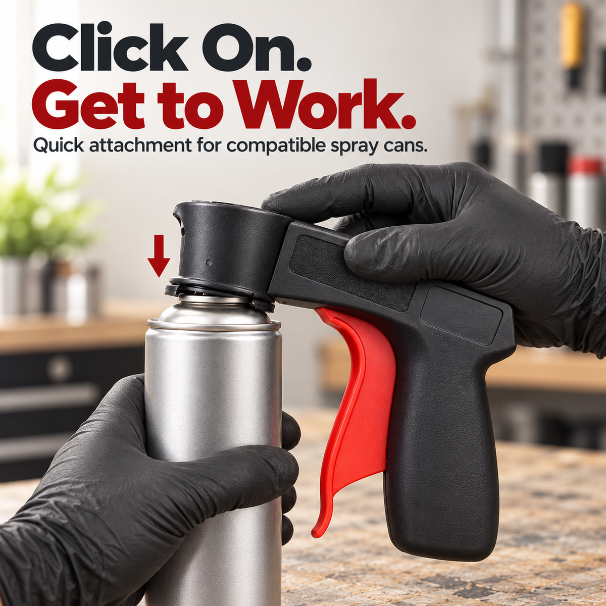 Spray Can Trigger Handle – Comfortable Grip for DIY & Auto Touch-Ups