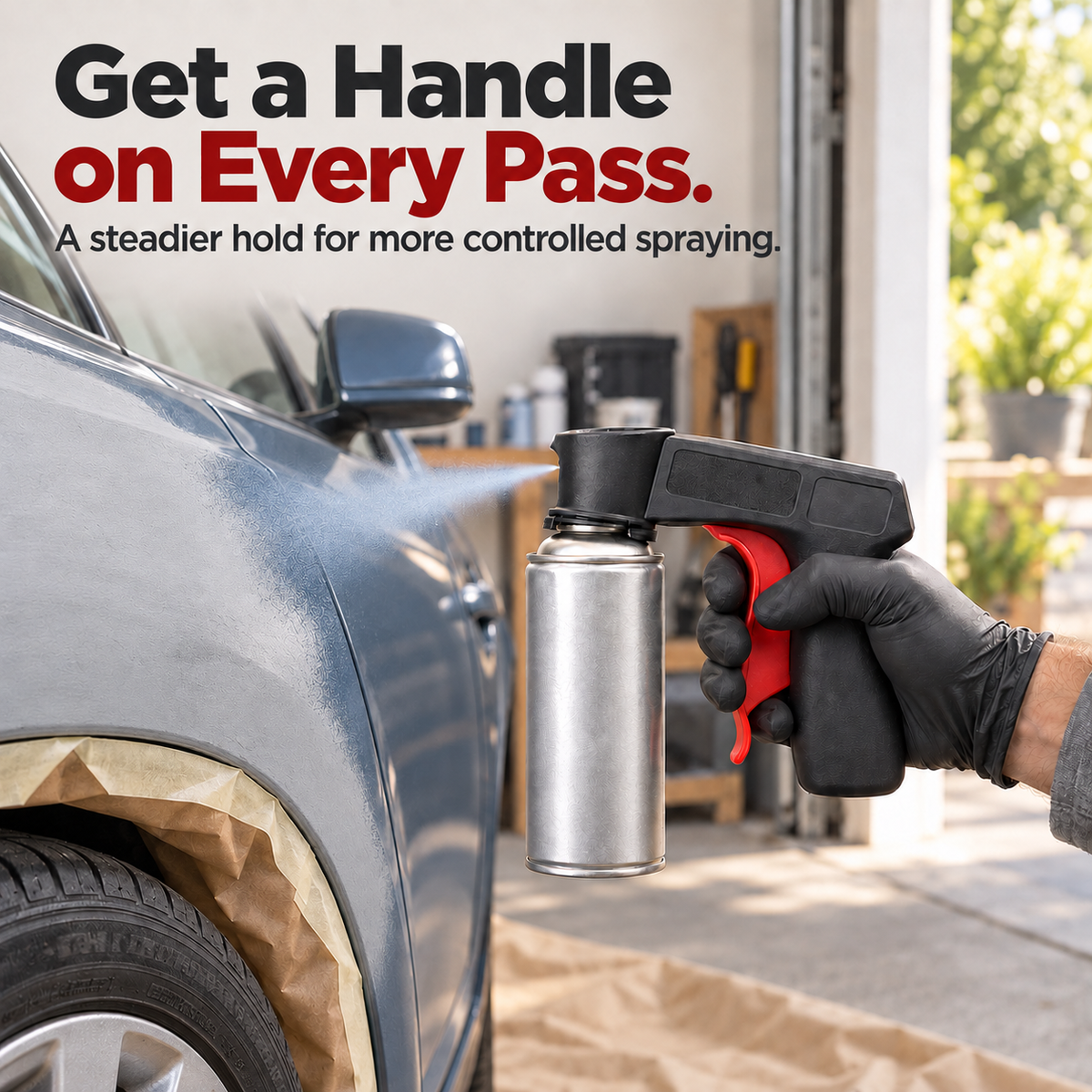 Spray Can Trigger Handle – Comfortable Grip for DIY & Auto Touch-Ups