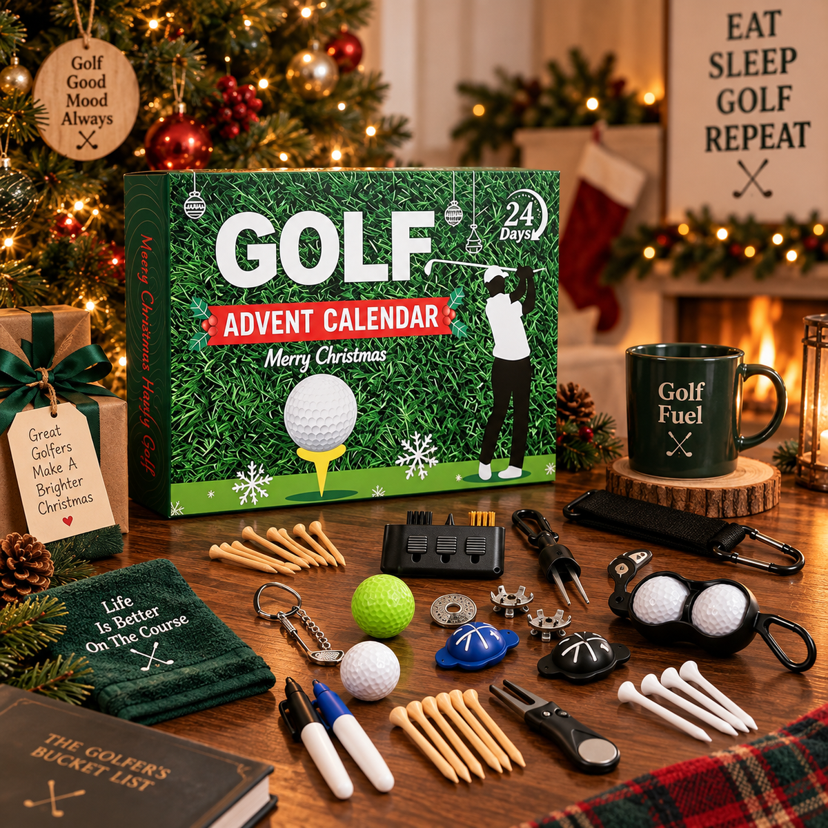 🎄 24-Day Golf Advent Calendar – Daily Christmas Surprises for Golf Lovers
