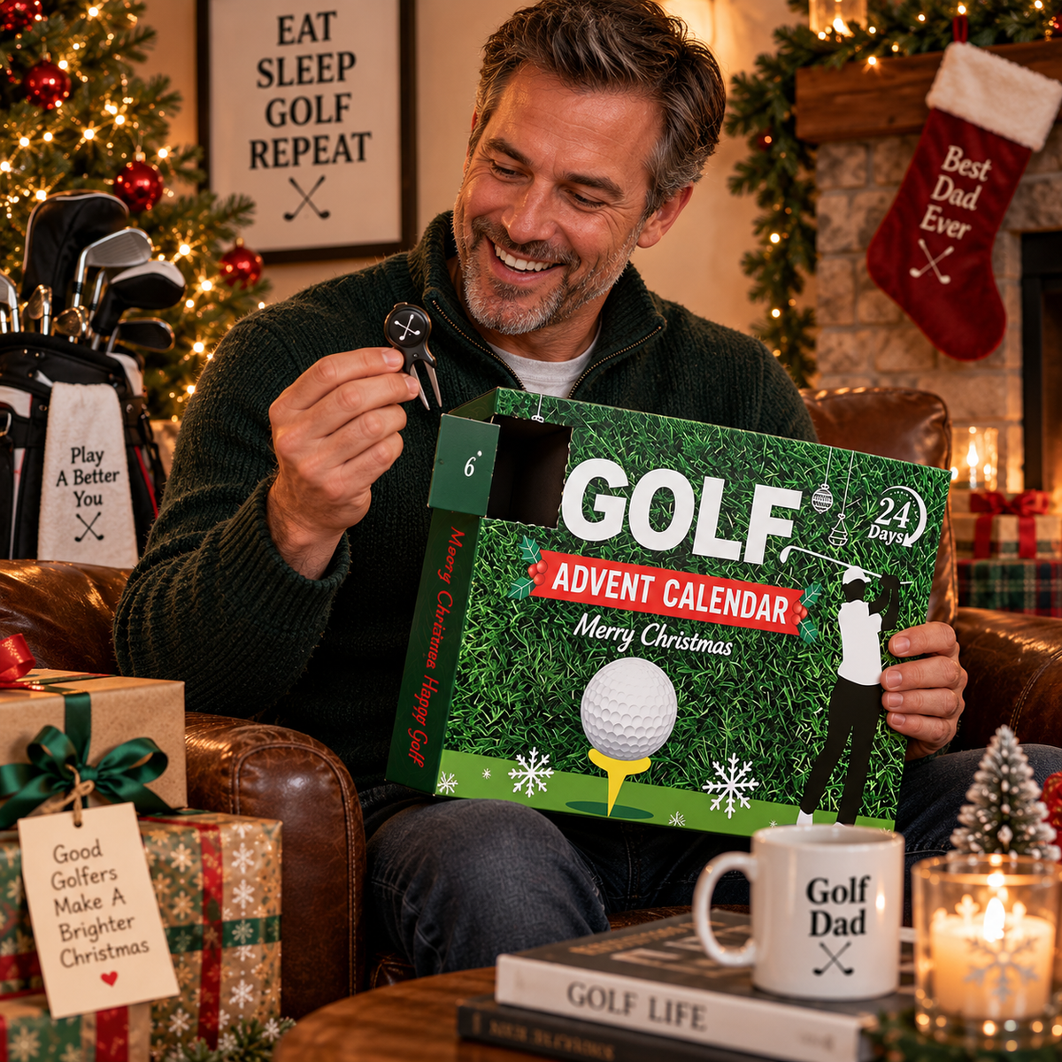 🎄 24-Day Golf Advent Calendar – Daily Christmas Surprises for Golf Lovers