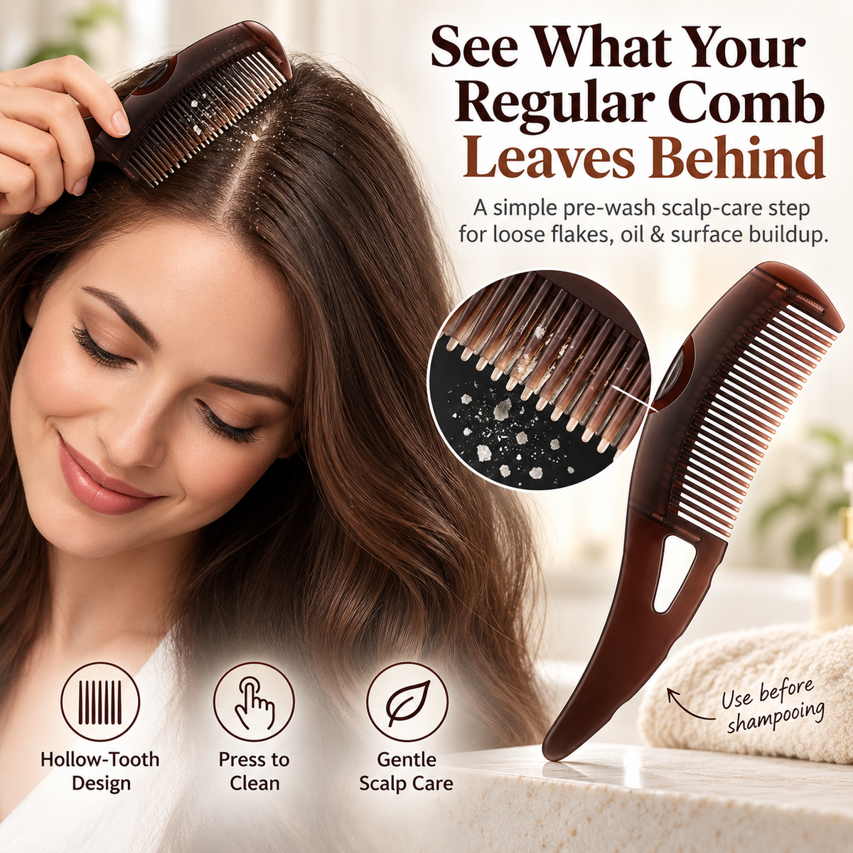 ScalpSweep™ Deep-Clean Comb