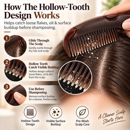 ScalpSweep™ Deep-Clean Comb