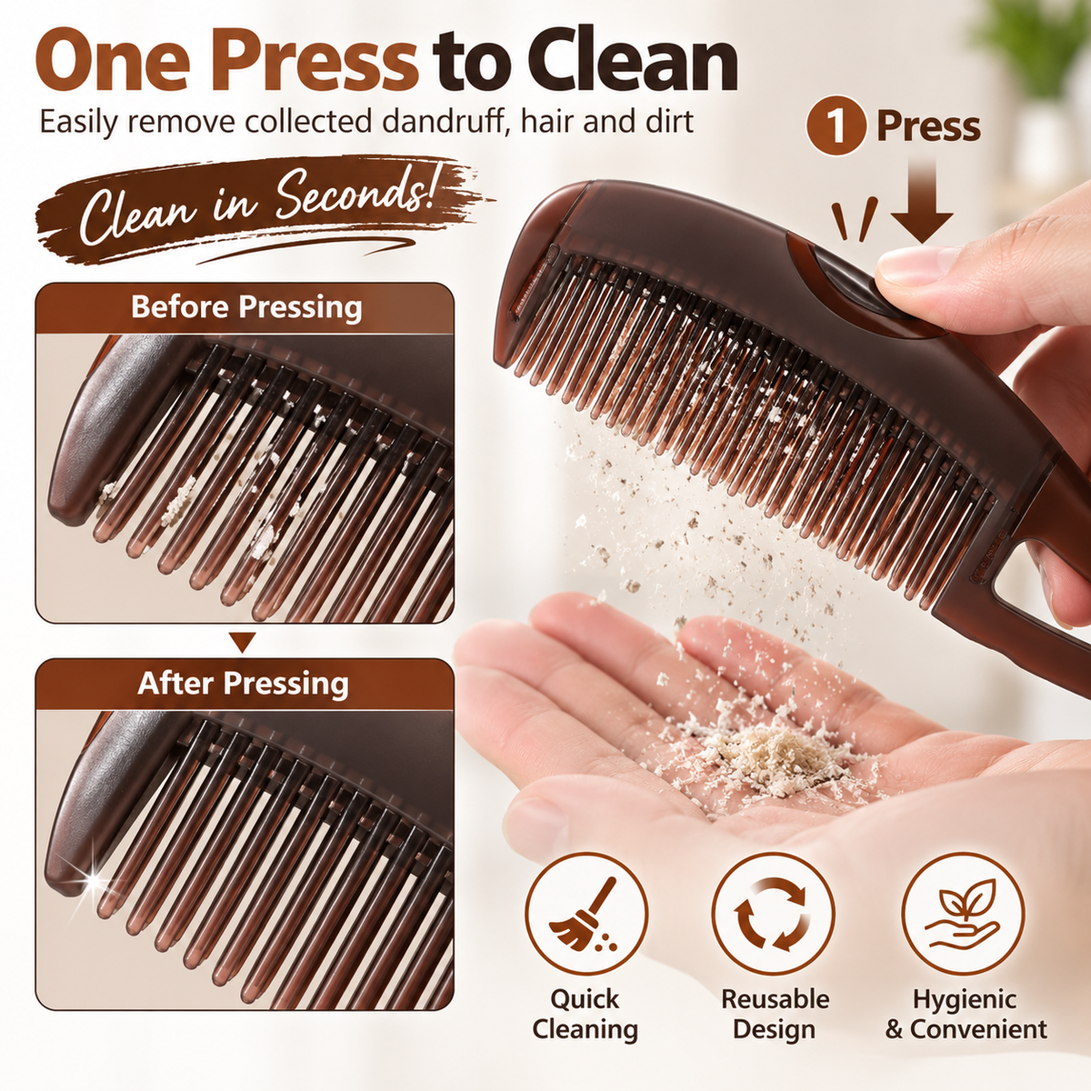 ScalpSweep™ Deep-Clean Comb