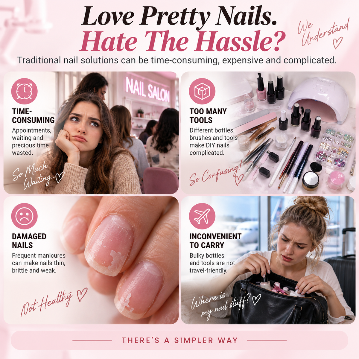 💅 All-in-One Cat-Eye Nail Gel Pen – Easy DIY Salon-Look Nails