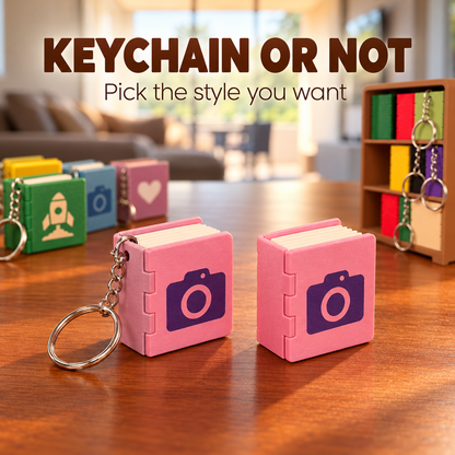📸 Personalized Mini Photo Book Keychain – Carry Your Favorite Memories Everywhere