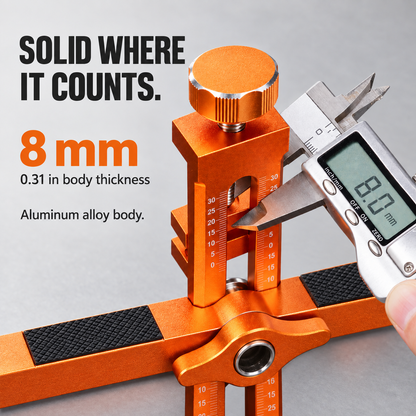 2-in-1 Cabinet Door Support & Drill Guide — Your Extra Hand for Easier Installation