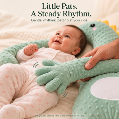 🦕 Little Pats, Big Comfort — Soothing Dinosaur with 3 Patting Modes