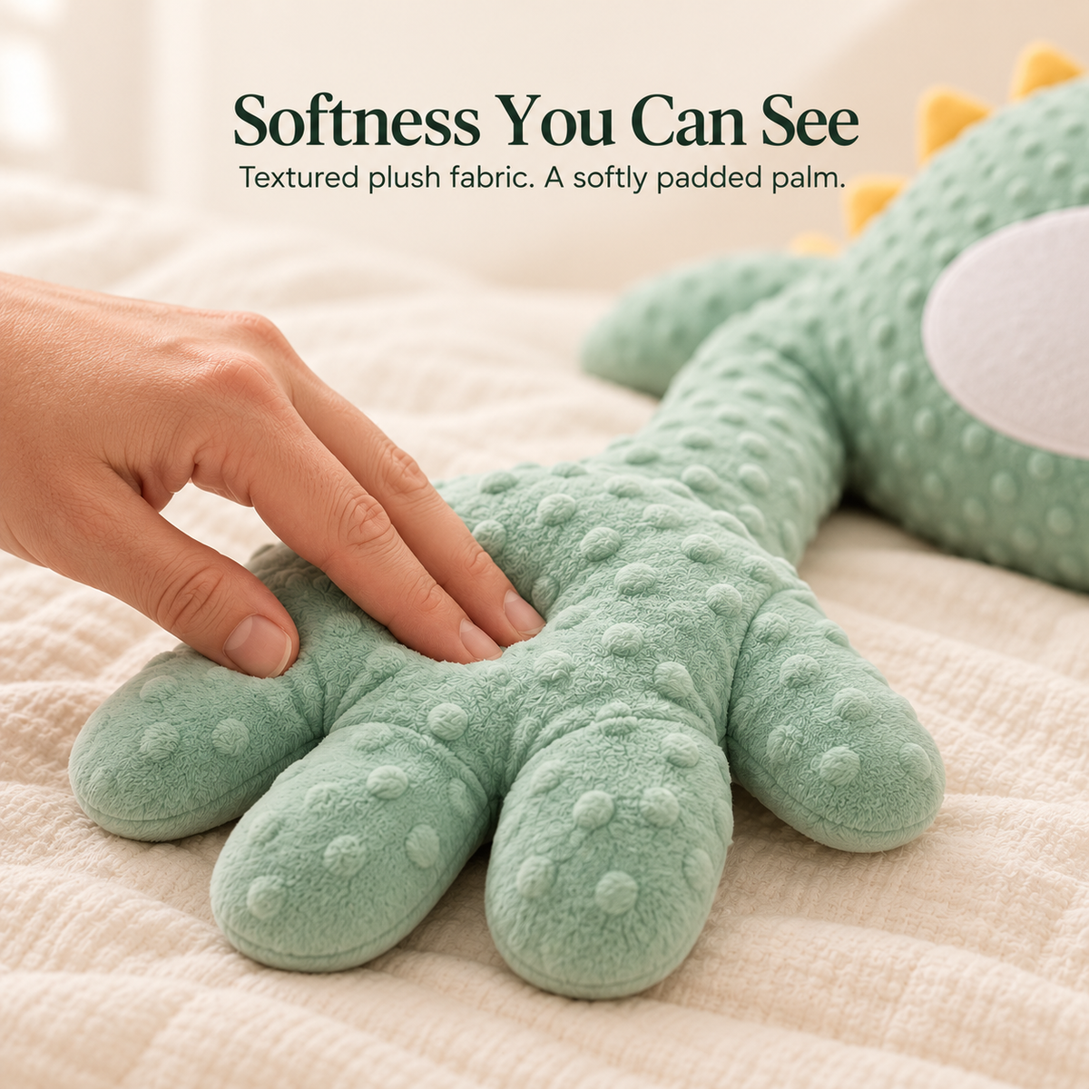 🦕 Little Pats, Big Comfort — Soothing Dinosaur with 3 Patting Modes