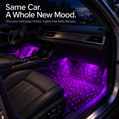 Give Your Car a Glow-Up ✨ RGB Interior Lights with Music Sync & App Control