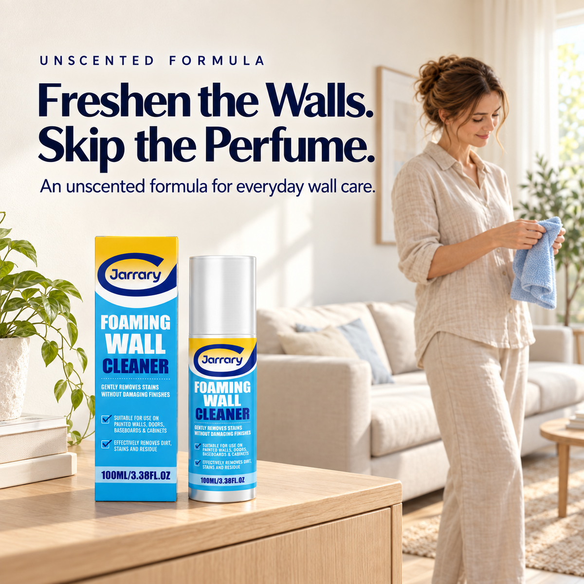 Foaming Wall Cleaner – Lift Scuffs & Crayon Marks, Refresh Your Walls