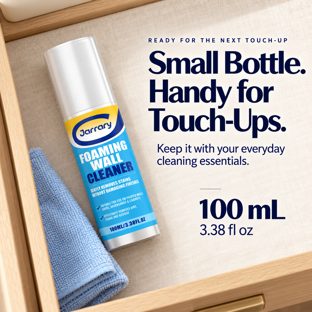 Foaming Wall Cleaner – Lift Scuffs & Crayon Marks, Refresh Your Walls