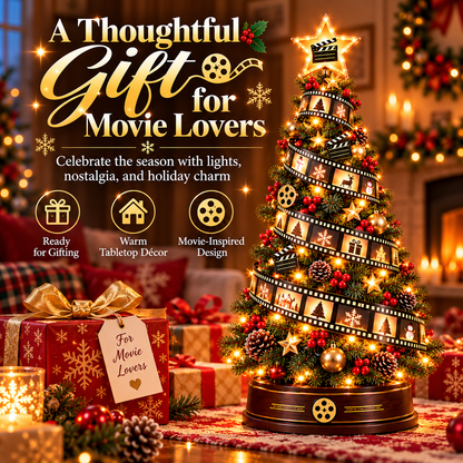 🎬Film Strip Christmas Tree Light – LED Tabletop Christmas Decor for Movie Lovers