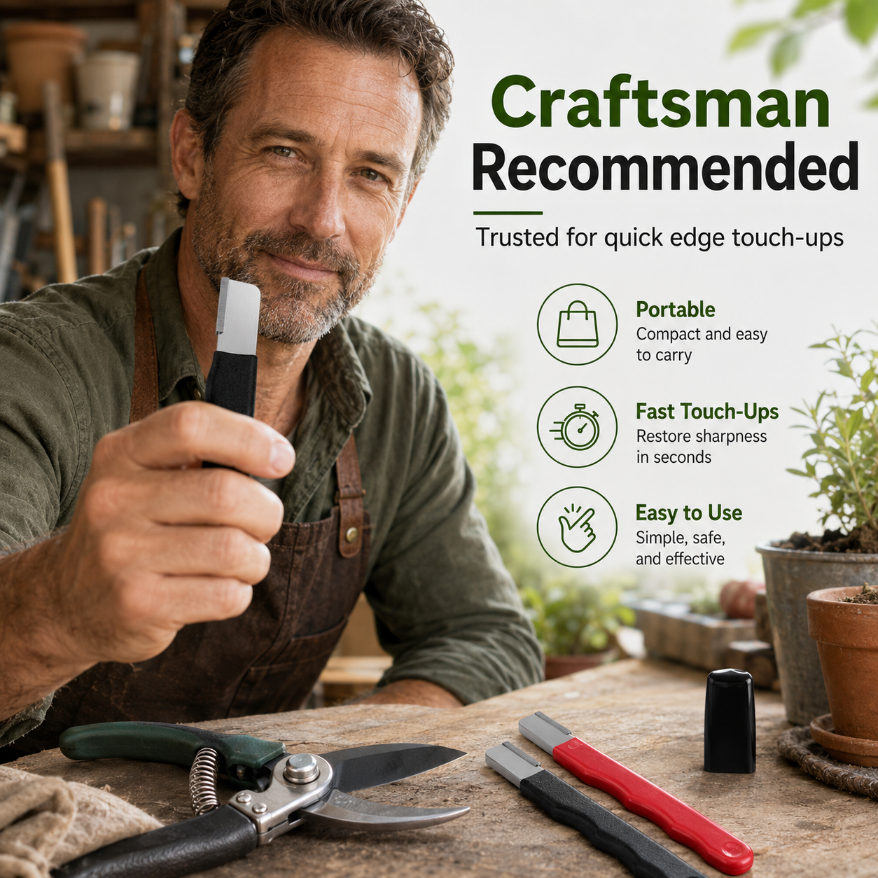 Multi-Function Knife Sharpener – Restore Dull Blades Fast With 3-in-1 Sharpening System