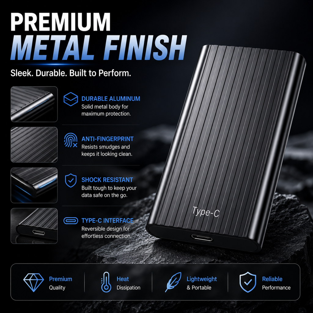 🏆16TB Large-Capacity Portable Mini SSD