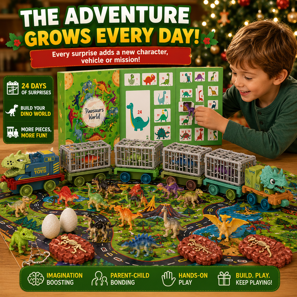 🦖24 Days of Dinosaur Surprises. One Christmas Adventure They’ll Remember