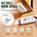 🔌Free Power Strip Holder – Peel, Stick & Organize