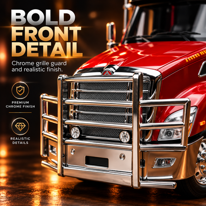 🚛 American Highway Legend™ – Premium Tanker Truck Model with Opening Door & Protective Case