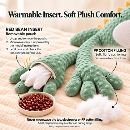 🦕 Little Pats, Big Comfort — Soothing Dinosaur with 3 Patting Modes
