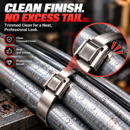 🔥 Heavy-Duty Stainless Steel Cable Tie Gun Kit 🔧💪
