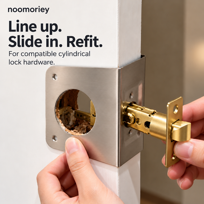 Door Lock Repair Plate – Cover Damaged Lock Areas & Refresh Your Door’s Finish ✨