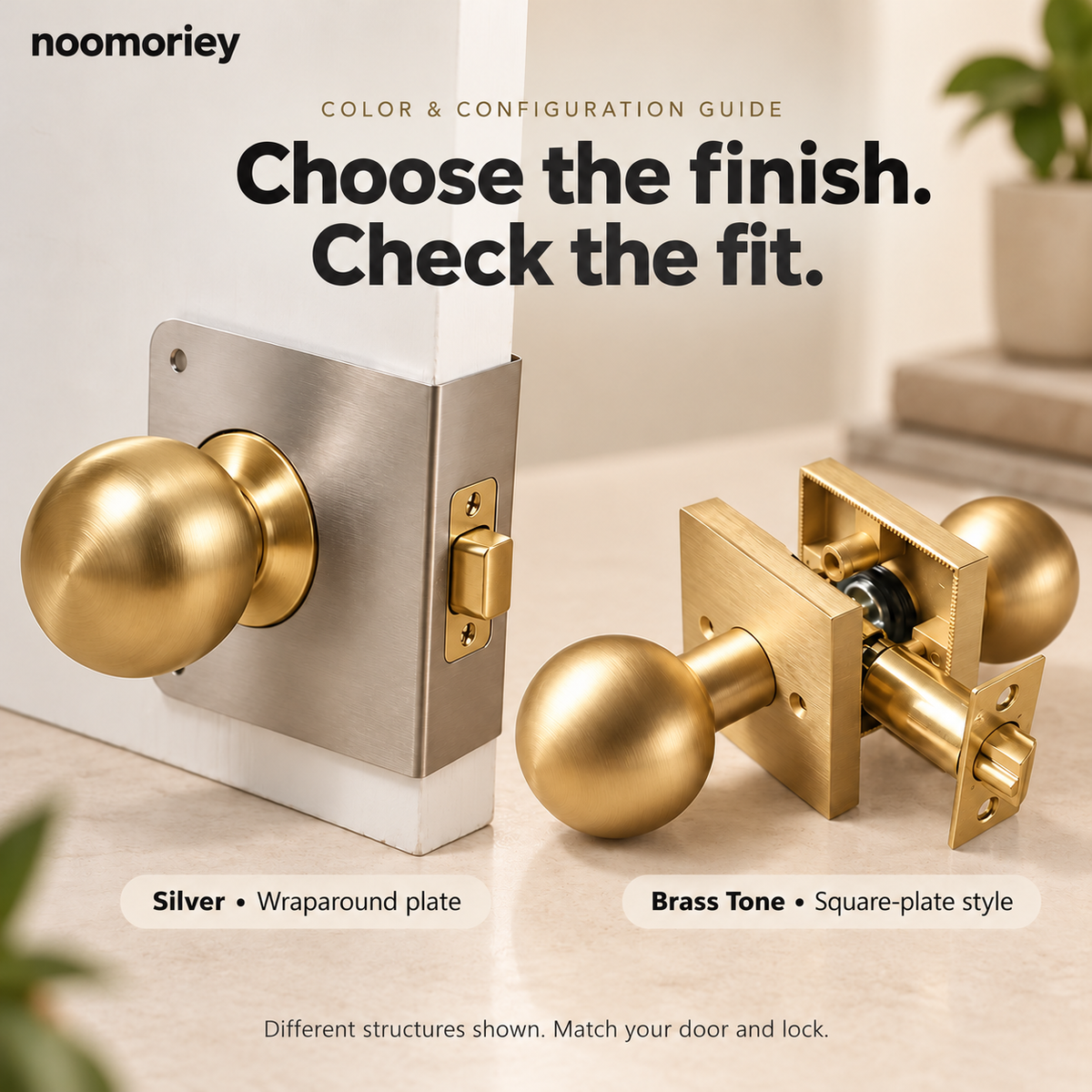 Door Lock Repair Plate – Cover Damaged Lock Areas & Refresh Your Door’s Finish ✨