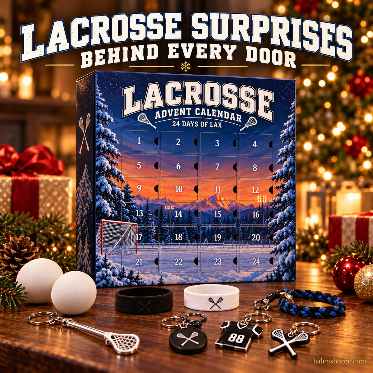 ⚾Lacrosse Advent Calendar – 24 Days of Lax & Daily Surprises for Players and Fans