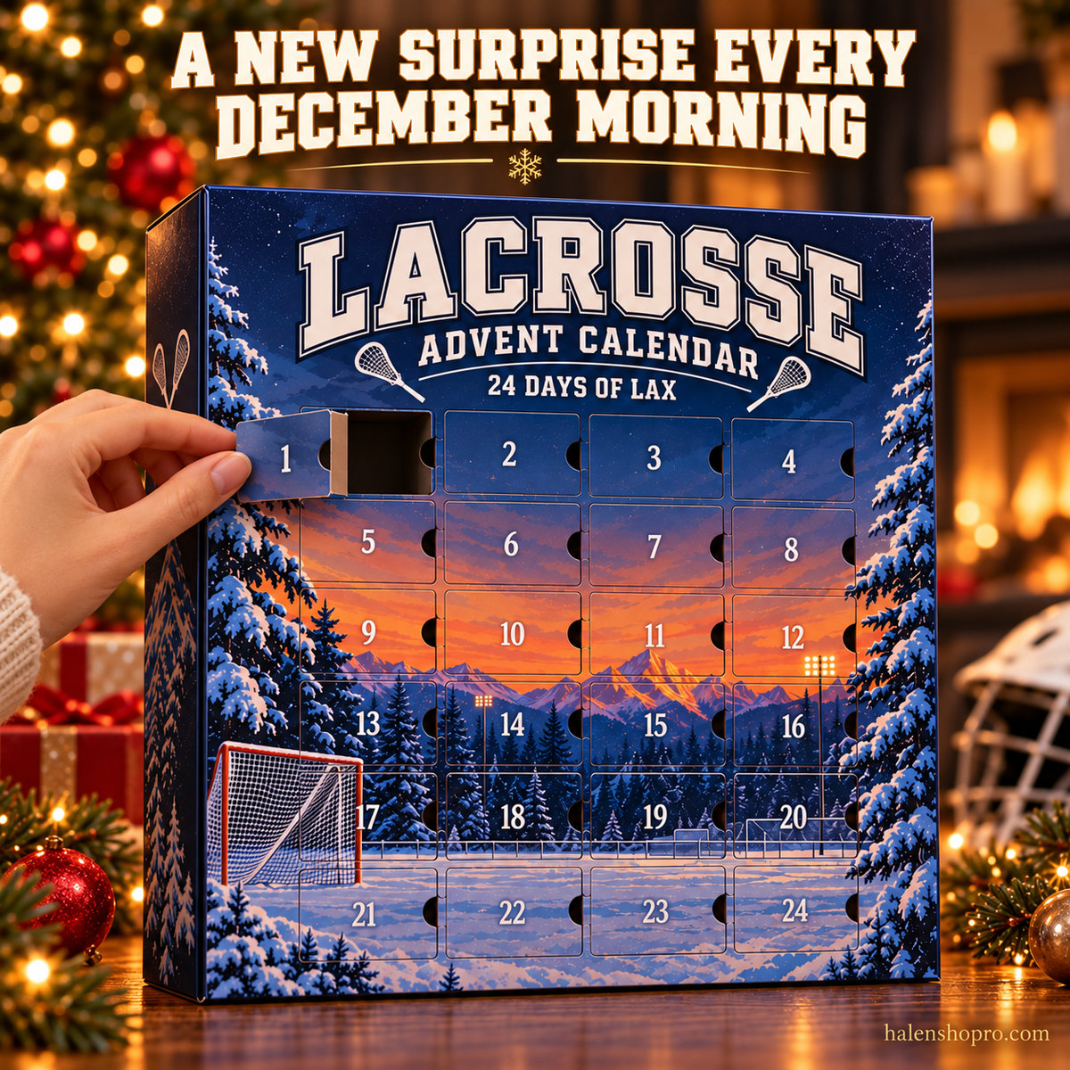 ⚾Lacrosse Advent Calendar – 24 Days of Lax & Daily Surprises for Players and Fans