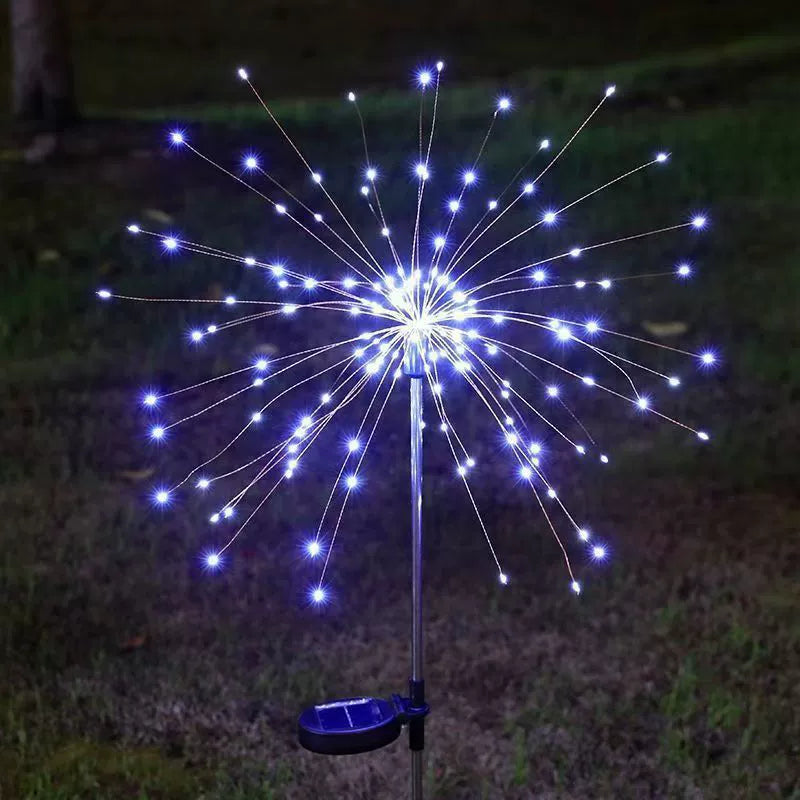 🎁2-Pack Solar Firework Lights With 8 Lighting Modes