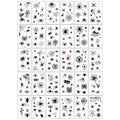 🕷️ 30 PCS Halloween Spider & Web Transfer Stickers – Make Everything Spookier