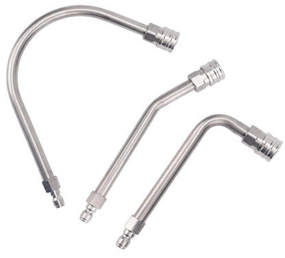 🧹Stainless Steel Power Washer Wand, Angled Extension Lance for Roof Gutter Car Cleaning 💦