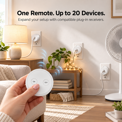 Remote Control Outlet – No App, No WiFi, Just Click