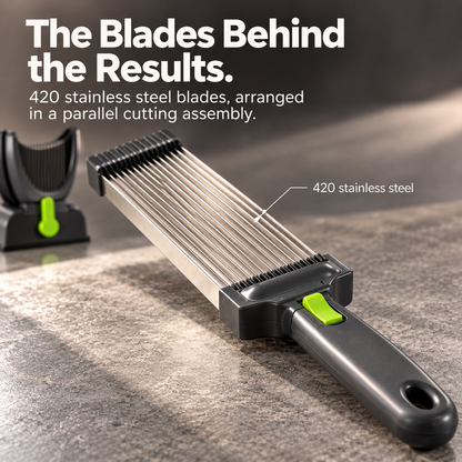 Manual Multi-Blade Meat Slicer — Neater Slices, Less Knife Work