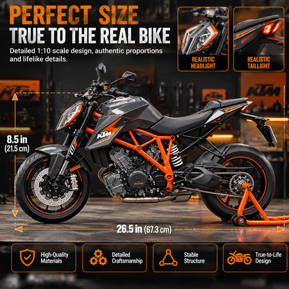 🔥 Limited-Time 49% OFF🏁 1:6 Scale Motorcycle Assembly Kit – Realistic Mini Bike with Fuel Engine
