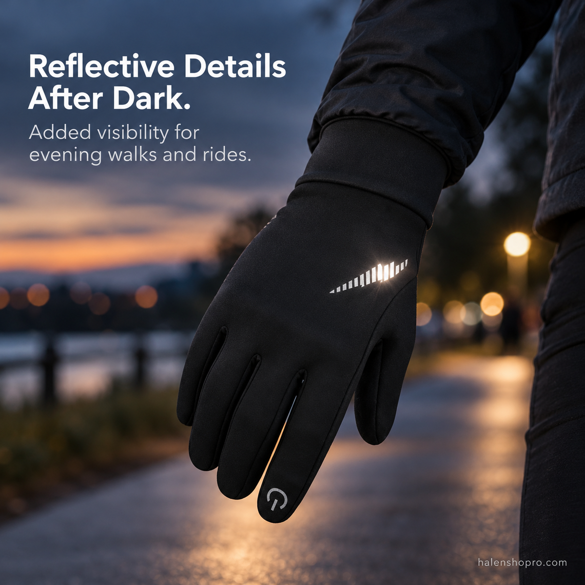 Waterproof Touchscreen Winter Gloves — Soft Lined & Reflective