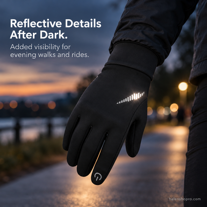 Waterproof Touchscreen Winter Gloves — Soft Lined & Reflective